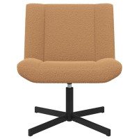 Produktbild för Skrivstol Beige 63 x 75 x 76 cm Sheepskin