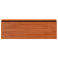 Produktbild för Väggskåp med hylla Vaxbrun 100 x 30 x 35 cm Massiv furu