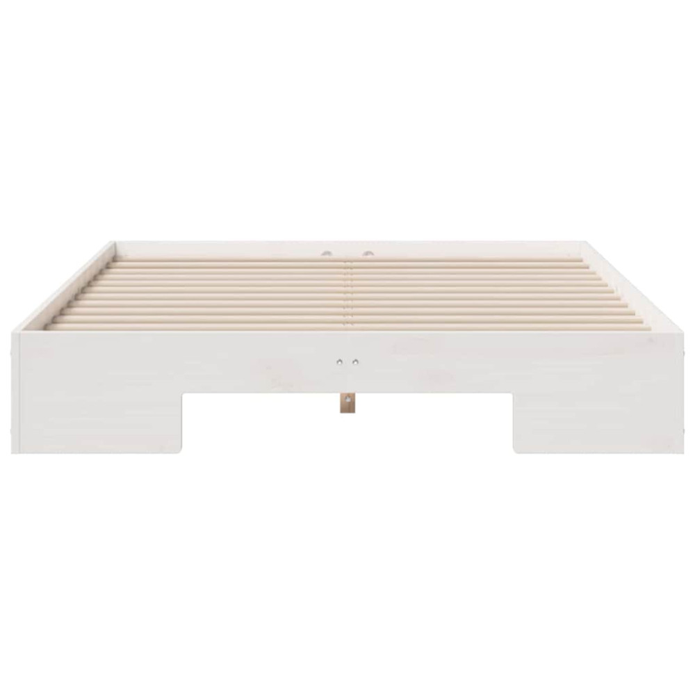 Produktbild för Sängram Vit 120 x 200 cm