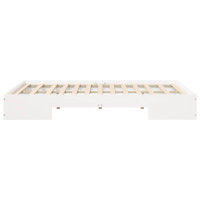 Produktbild för Sängram Vit 120 x 200 cm