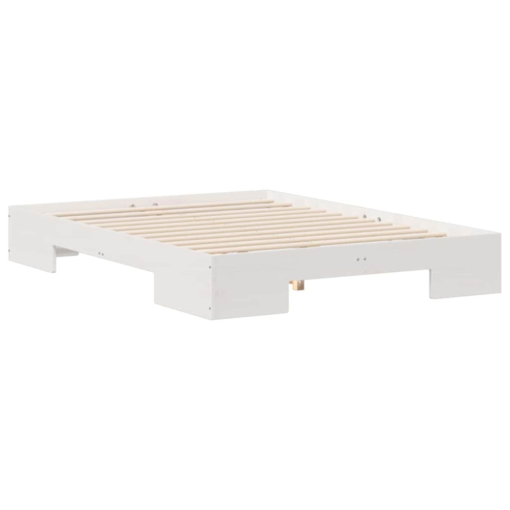 Produktbild för Sängram Vit 120 x 200 cm