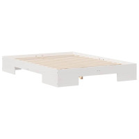 Produktbild för Sängram Vit 120 x 200 cm