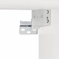 Produktbild för Sängbord med låda 2 pcs Vit 39 x 34 x 33 cm Massiv furu