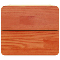 Produktbild för Sängbord med låda 2 pcs Brun 39 x 34 x 33 cm Massiv furu