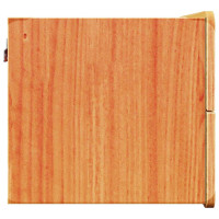 Produktbild för Sängbord med låda 2 pcs Brun 39 x 34 x 33 cm Massiv furu