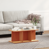 Produktbild för Kaffeebord Vaxbrun 80 x 39,5 x 33,5 cm Massiv furu