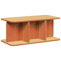 Produktbild för Kaffeebord Vaxbrun 80 x 39,5 x 33,5 cm Massiv furu