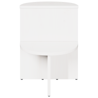 Produktbild för Kaffeebord Vit 50 x 40 x 50 cm Massiv furu