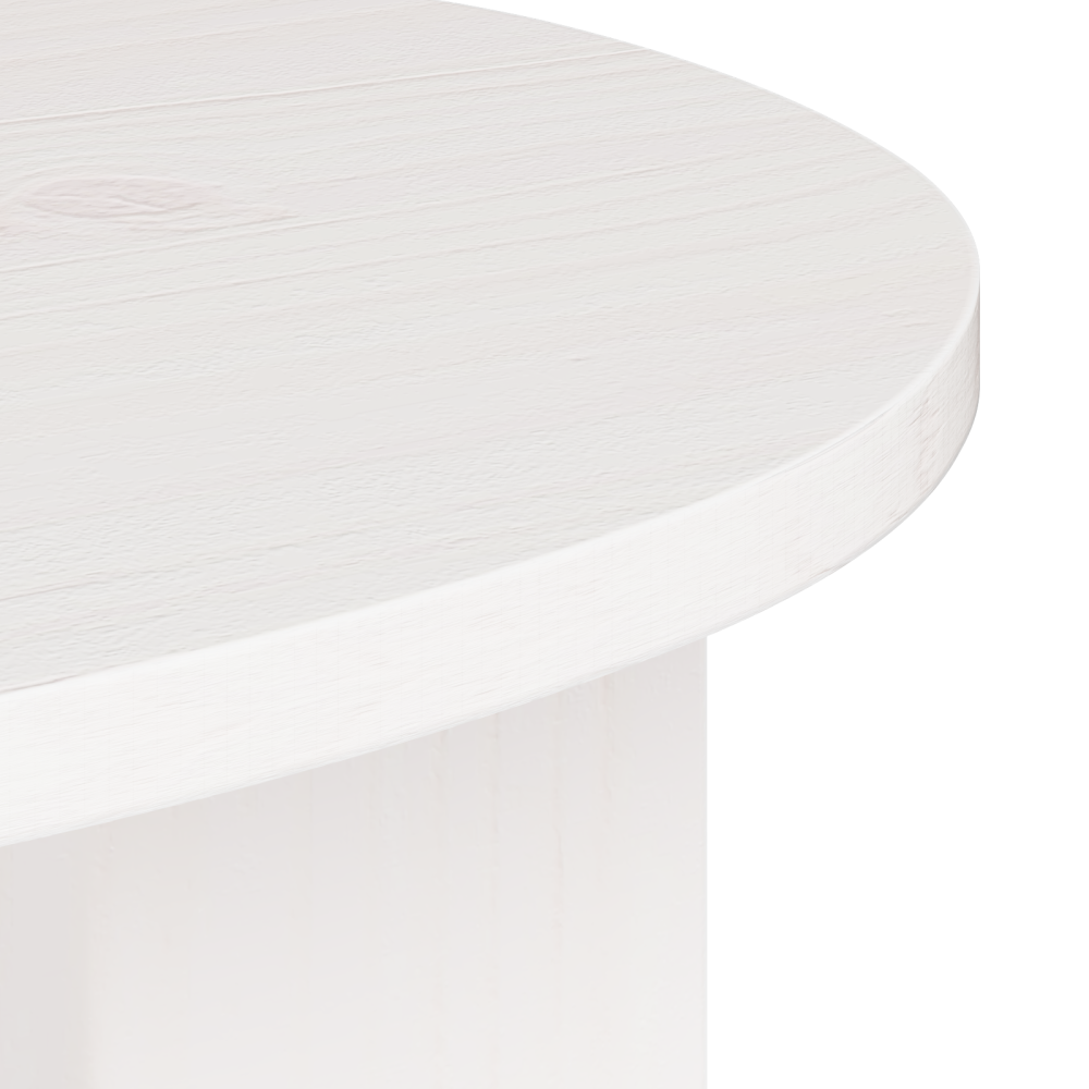 Produktbild för Kaffeebord Vit 50 x 40 x 50 cm Massiv furu
