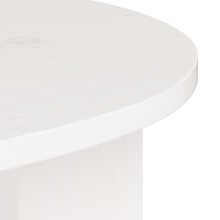 Produktbild för Kaffeebord Vit 50 x 40 x 50 cm Massiv furu