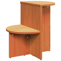 Produktbild för Kaffeebord Vaxbrun 50 x 40 x 50 cm Massiv furu