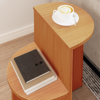 Produktbild för Kaffeebord Vaxbrun 50 x 40 x 50 cm Massiv furu