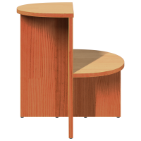 Produktbild för Kaffeebord Vaxbrun 50 x 40 x 50 cm Massiv furu