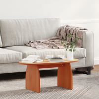 Produktbild för Kaffeebord Vaxbrun 80 x 40 x 35 cm Massiv furu