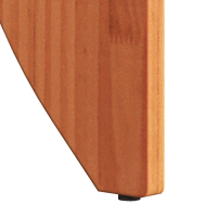 Produktbild för Kaffeebord 2 pcs Vaxbrun