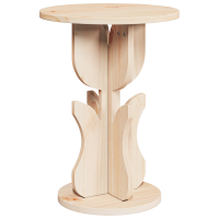 Produktbild för Kaffeebord Naturfärg 39,5 x 39,5 x 53,5 cm Massiv furu