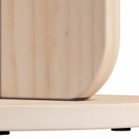 Produktbild för Kaffeebord Naturfärg 39,5 x 39,5 x 53,5 cm Massiv furu
