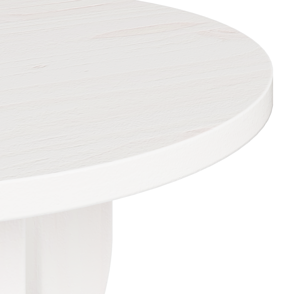 Produktbild för Kaffeebord Vit 39,5 x 39,5 x 53,5 cm Massiv furu