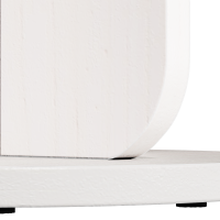 Produktbild för Kaffeebord Vit 39,5 x 39,5 x 53,5 cm Massiv furu