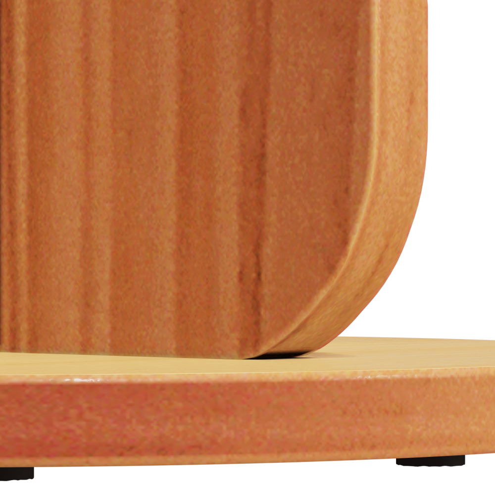 Produktbild för Kaffeebord Vaxbrun 39,5 x 39,5 x 53,5 cm Massiv furu