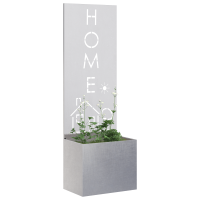 Produktbild för Trädgårds integritetsskärm Silver 50 x 150 cm Rostfritt stål