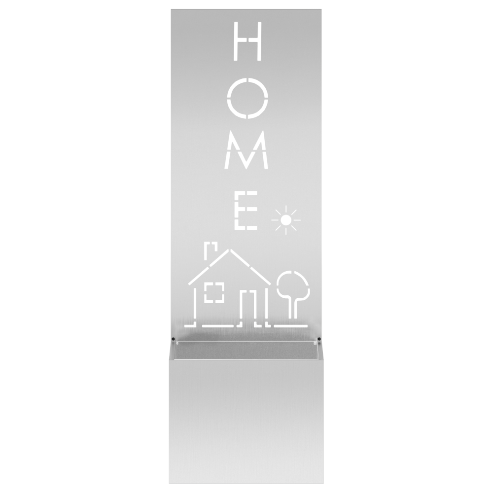 Produktbild för Trädgårds integritetsskärm Silver 50 x 150 cm Galvaniserat stål