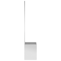 Produktbild för Trädgårds integritetsskärm Silver 50 x 150 cm Galvaniserat stål