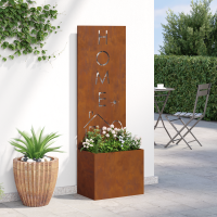 Produktbild för Trädgårds integritetsskärm Rostig 50 x 150 cm cortenstål