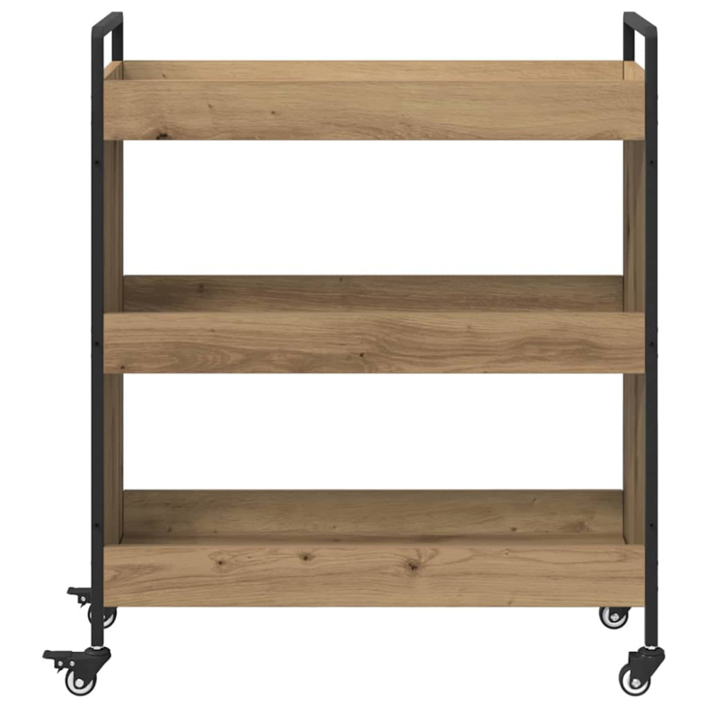 Produktbild för Köksvagn Artisan Ek 70 x 30 x 82 cm Konstruerat trä