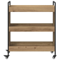 Produktbild för Köksvagn Artisan Ek 70 x 30 x 82 cm Konstruerat trä