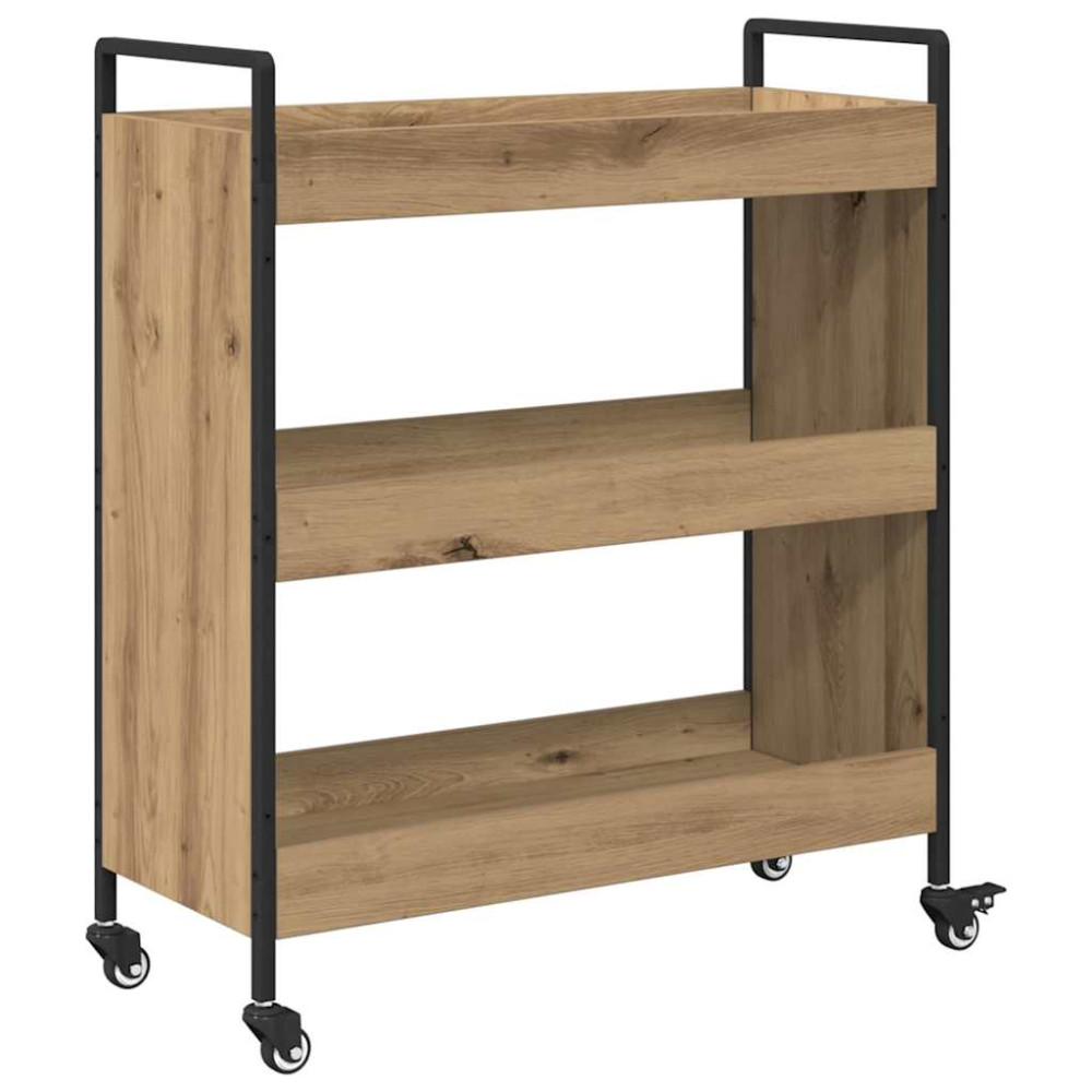 Produktbild för Köksvagn Artisan Ek 70 x 30 x 82 cm Konstruerat trä