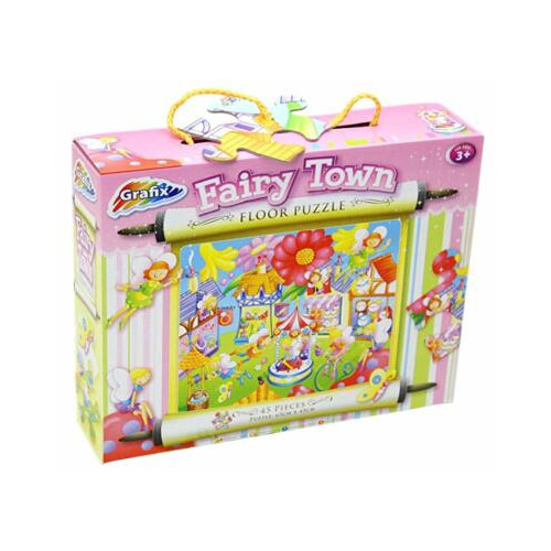 66 Books Ltd Floor Puzzle 45pc: Fairy Town