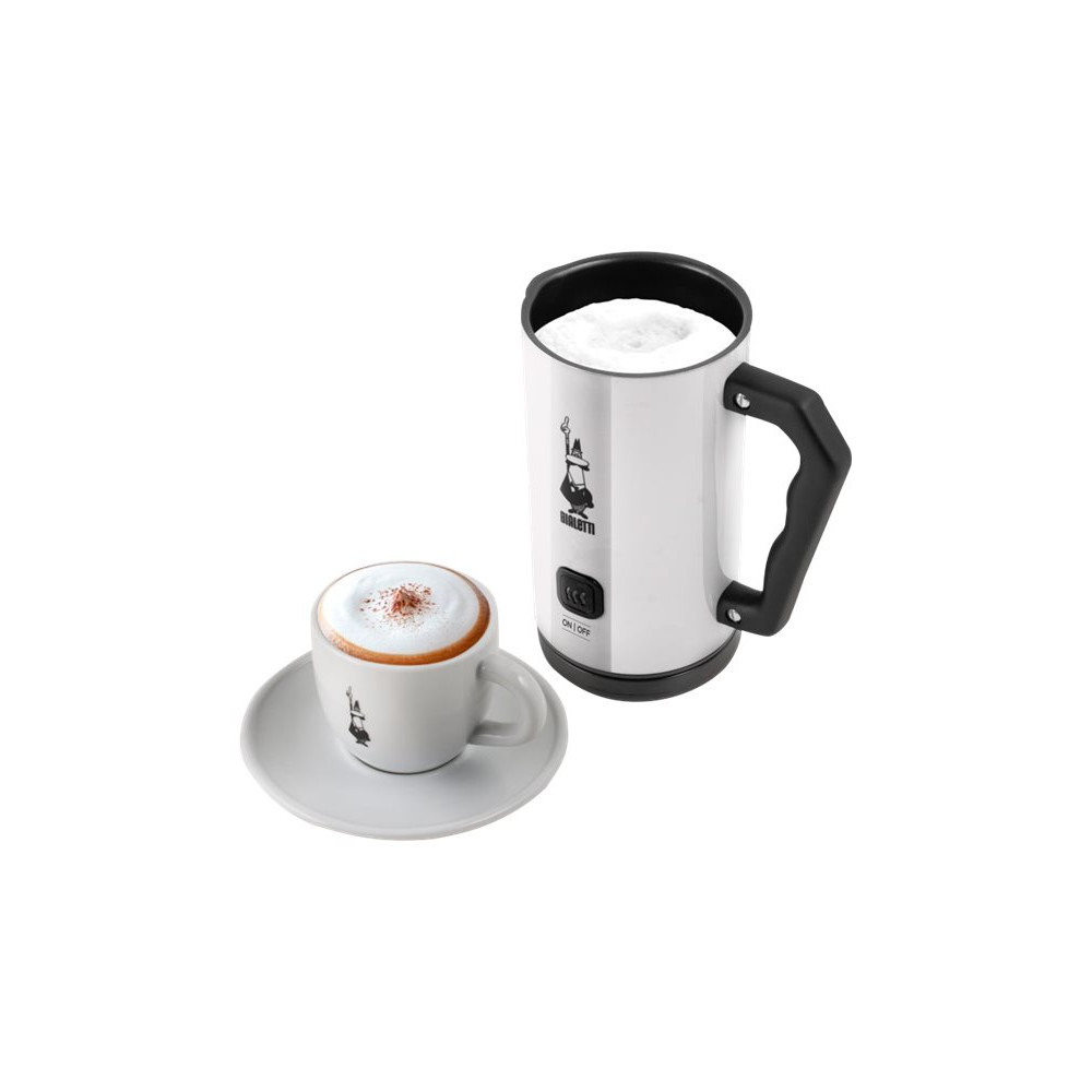 Produktbild för Bialetti MKF02 - mjölkskummare - vit