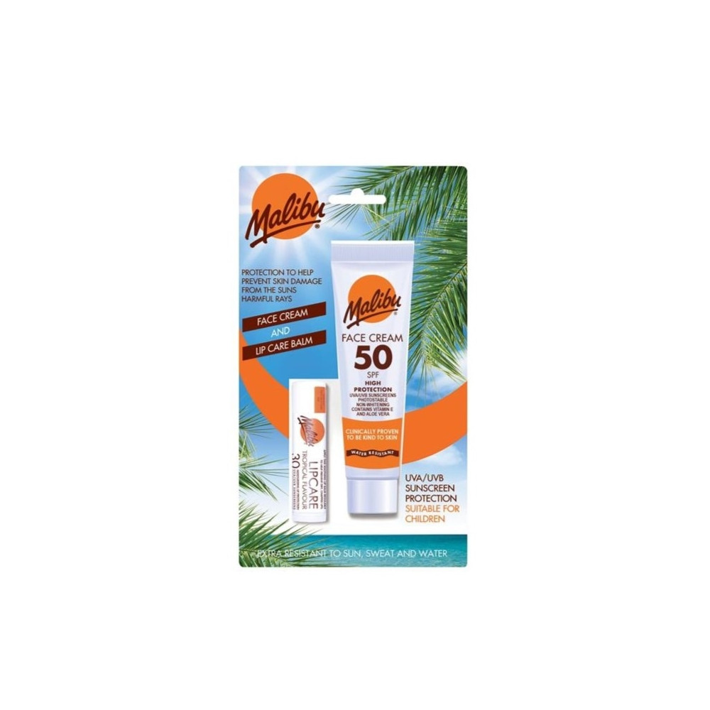 Produktbild för Face Sun Lotion 50 40ml and Lip Balm