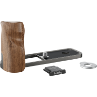 Produktbild för SmallRig 5394 L-Shaped Mount Plate with Wooden Handle for FUJIFILM X half Charcoal Silver