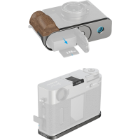 Produktbild för SmallRig 5394 L-Shaped Mount Plate with Wooden Handle for FUJIFILM X half Charcoal Silver