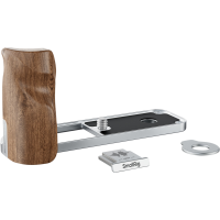Produktbild för SmallRig 5223 L-Shaped Mount Plate with Wooden Handle for FUJIFILM X half Silver