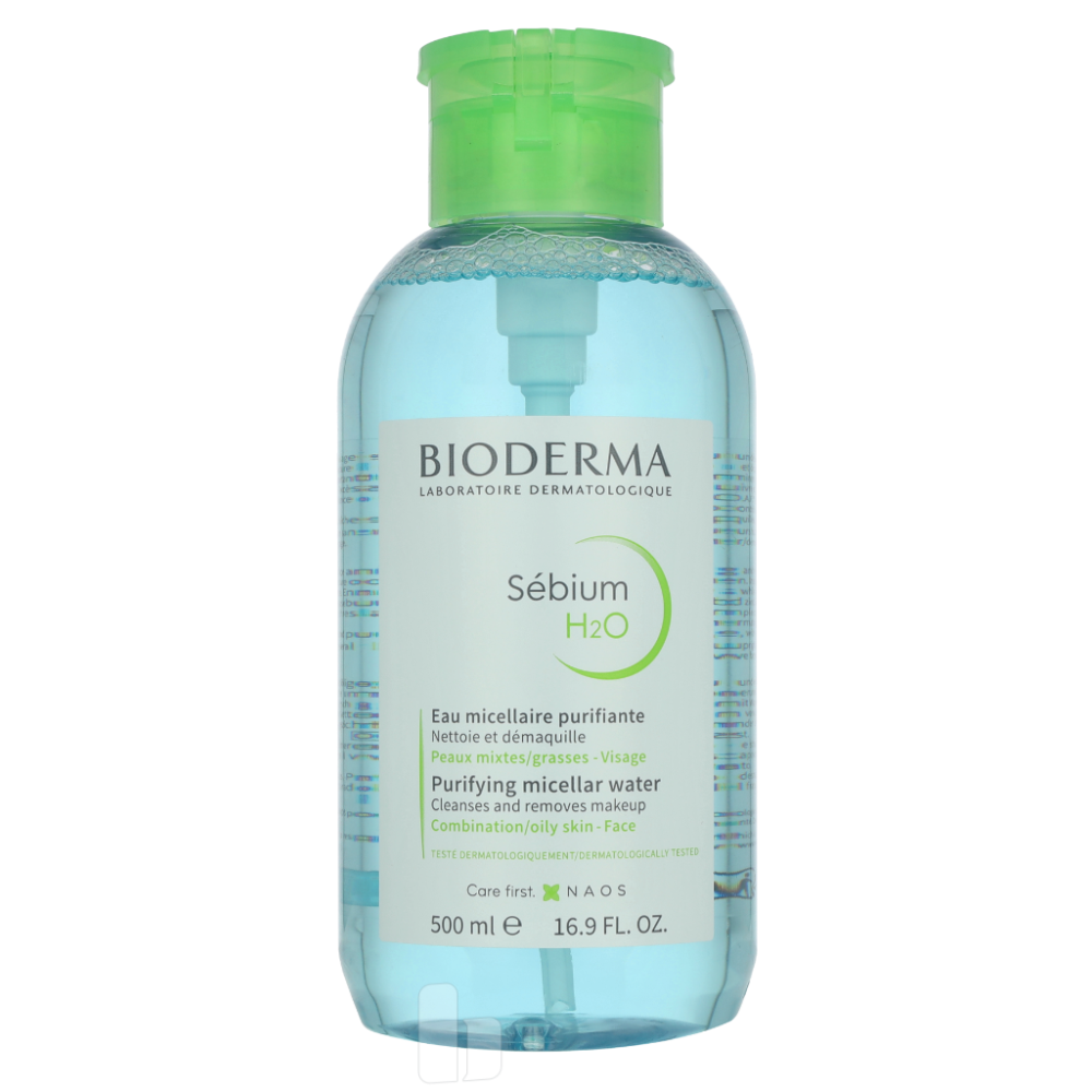 Produktbild för Bioderma Sebium H2O With Pump Combination/Oily Skin 500 ml Dam