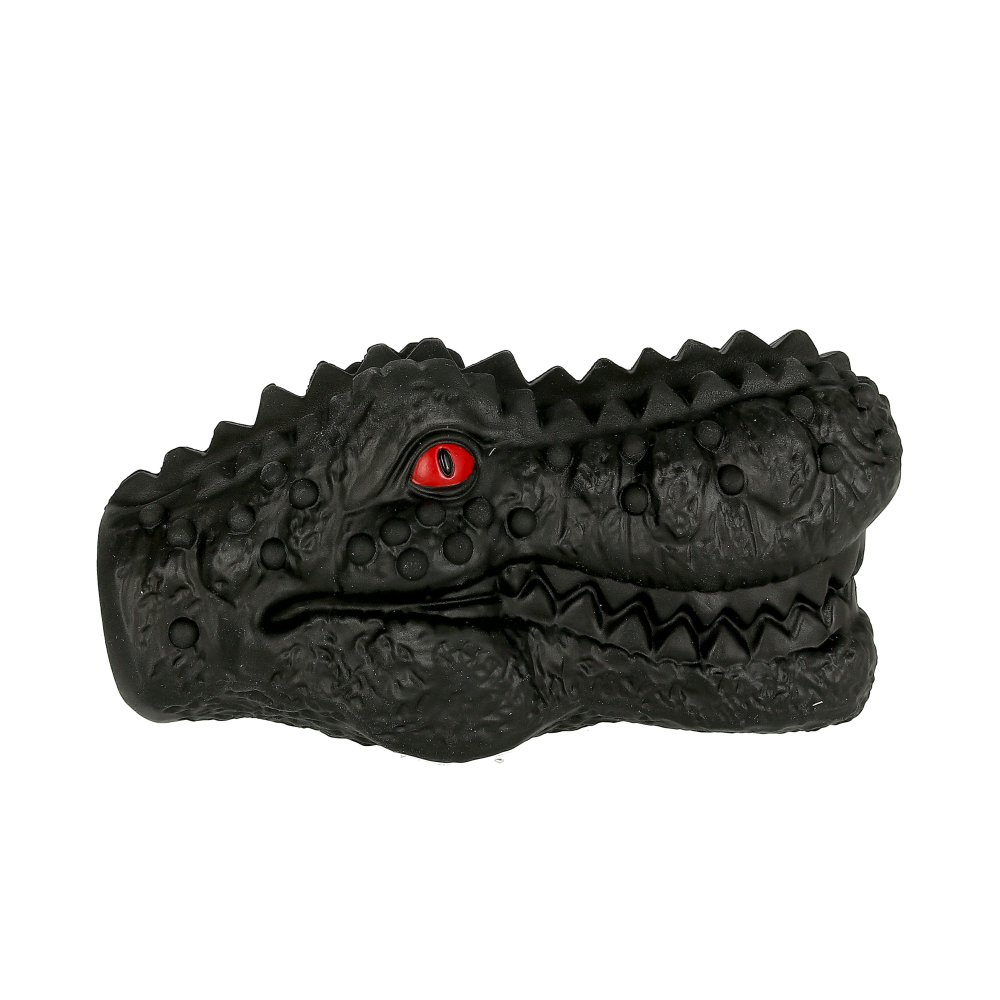 Produktbild för Rough Play Hundleksak Dinosaurie Svart 16cm