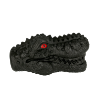 Produktbild för Rough Play Hundleksak Dinosaurie Svart 16cm