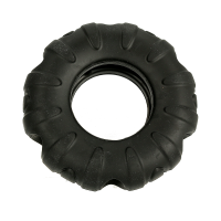 Produktbild för Rough Play Hundleksak Gummi Däck Svart 11cm