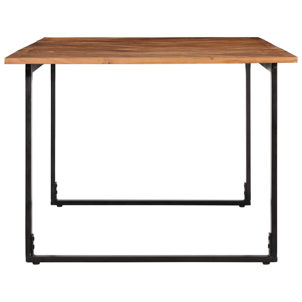 Produktbild för Matbord 200x100x75 cm massivt trä akacia