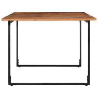 Produktbild för Matbord 200x100x75 cm massivt trä akacia