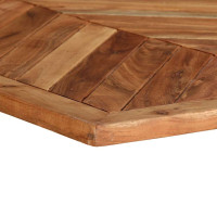 Produktbild för Matbord 200x100x75 cm massivt trä akacia