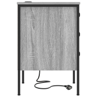 Produktbild för Nattduksbord 2 pcs Grå Sonoma 42 x 41 x 61 cm Konstruerat trä