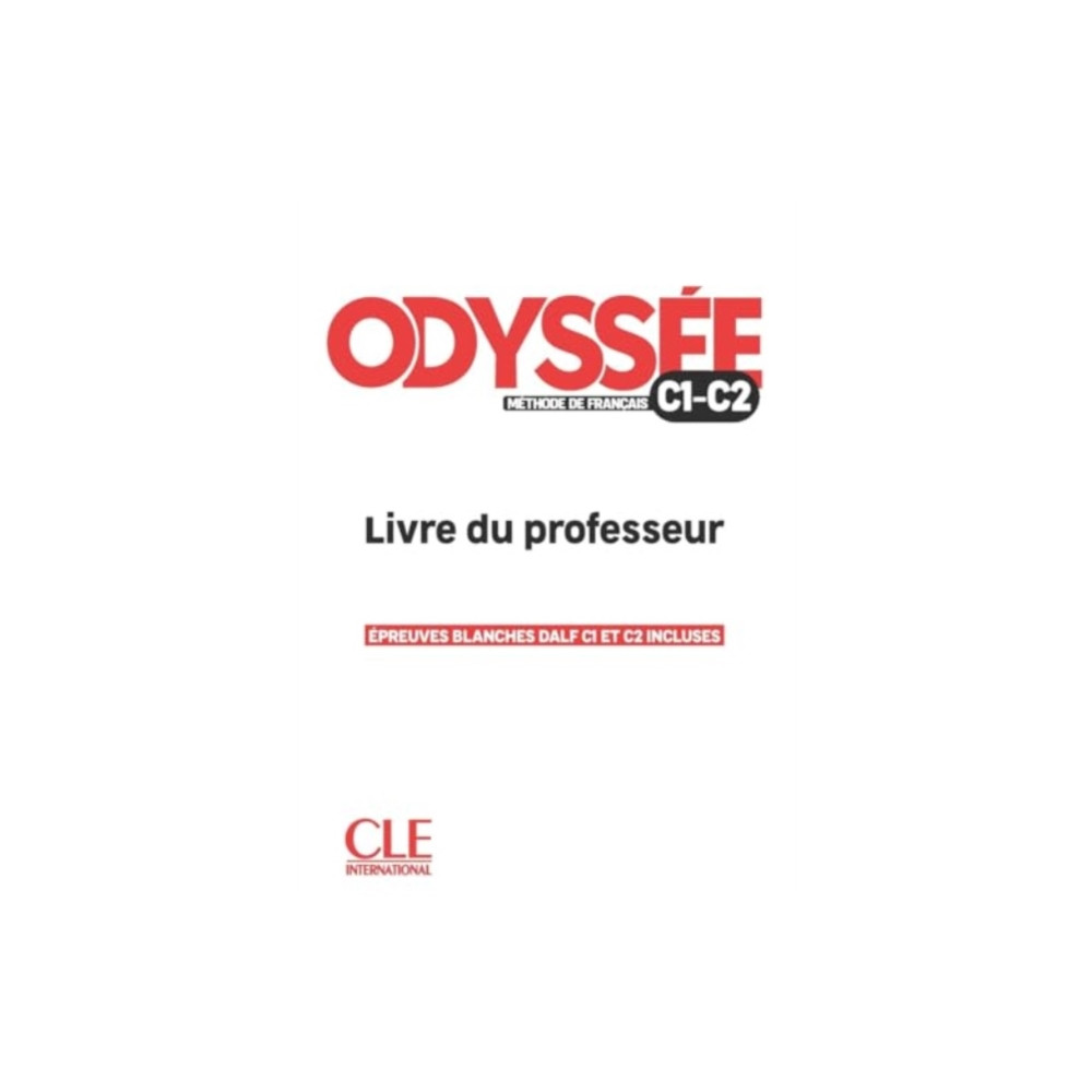 Produktbild för Odyssee - Livre du professor - Guide pedagogique - C1/C2 (häftad, fre)