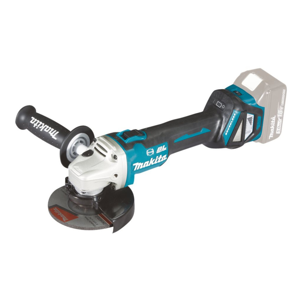 Produktbild för Makita DGA513Z - vinkelslip - sladdlös - 125 mm - inget batteri