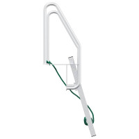 Produktbild för 3-stegs bryggstege Silver 58 x 77 x 144 cm Aluminium