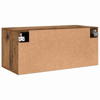 Produktbild för Väggskåp Gammalt trä 80 x 36.5 x 35 cm Konstruerat trä
