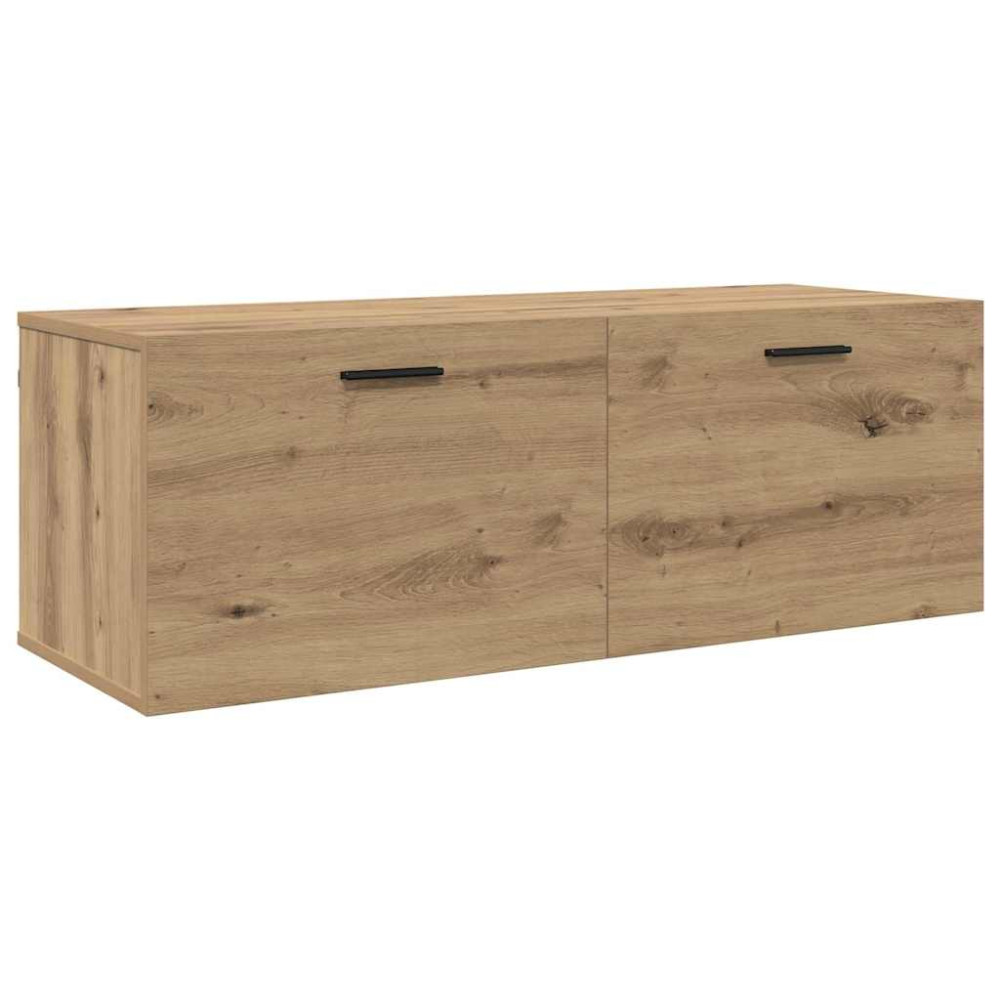 Produktbild för Väggmonterat skåp Artisan Ek 100 x 36,5 x 35 cm Konstruerat trä